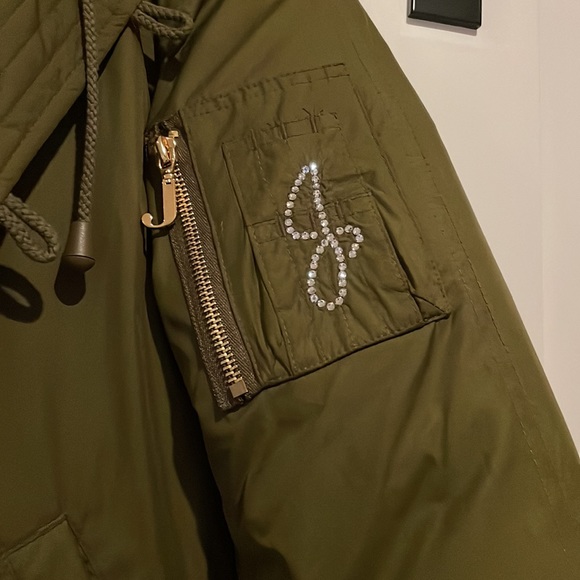 Juicy Couture olive green puffer jacket, size S, like new - Picture 2 of 4